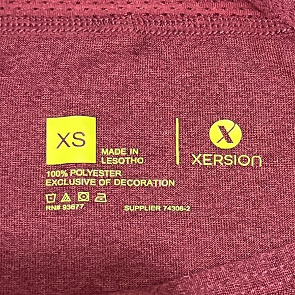 Xersion Athletic Sleeveless Racerback Top Womens Size XSmall Red - Picture 3 of 5